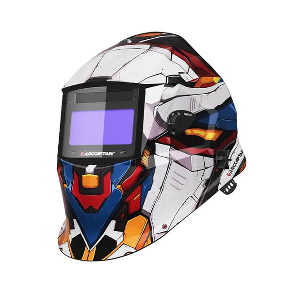 Svetsmask, automatisk nedbländning, solcellsdriven, B