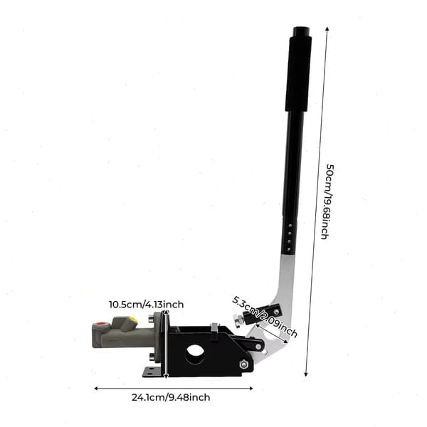 Hydraulisk håndbremse, justerbar, kompatibel med simulator spil,sort