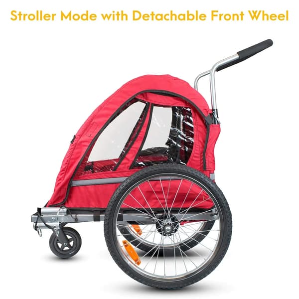Cykelvagn, Stötdämpande, Fällbar Design,BT511