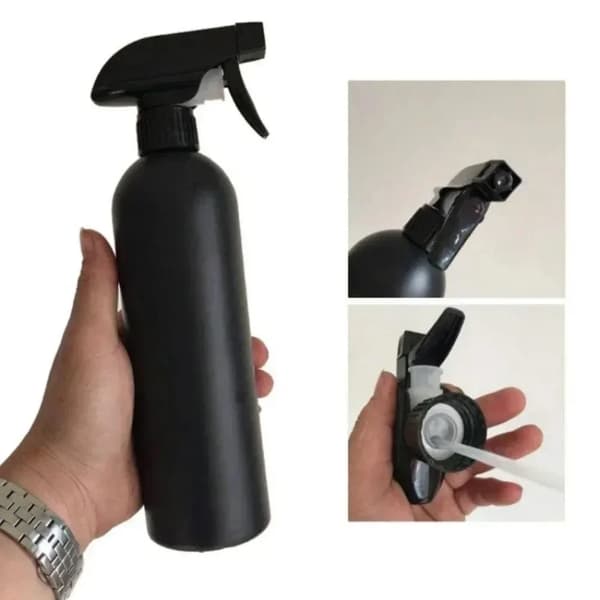 Sprayflaska, Ergonomisk Design, Läckagesäker Konstruktion,svart
