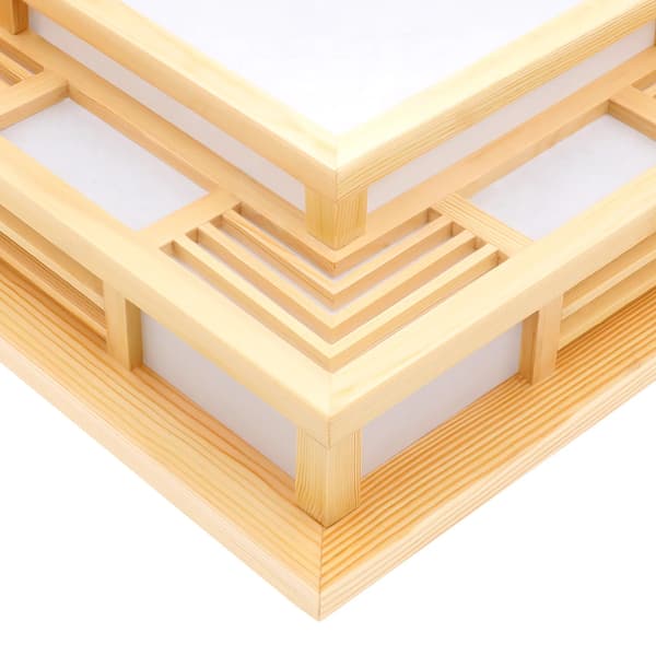 Loftlampe, Trædesign, Dæmpbar LED,ændrebar, Gul