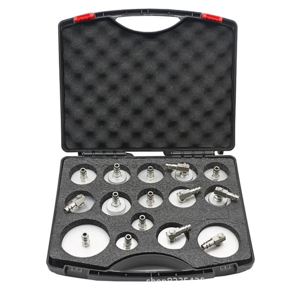 Bremsebleedadapter Sæt, 15 Stykker Kit, Høj Præcision,sort