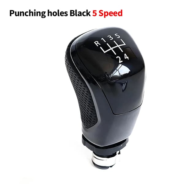 Gear Shift Knob, Ergonomisk Design, Universel Kompatibilitet,Sort 5 Speed-1