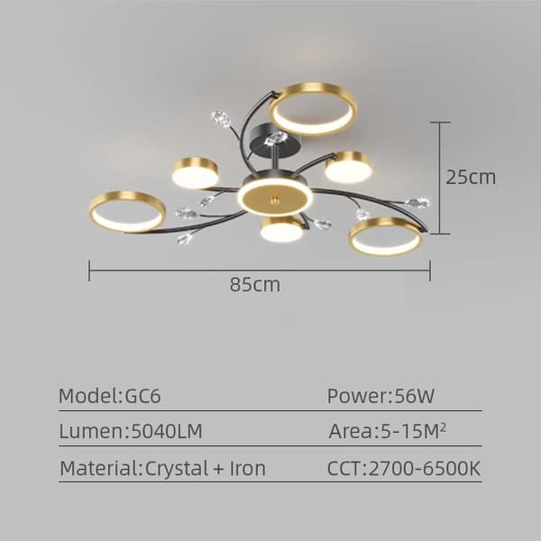 Krona, Smart Kontroll, Elegant Design,6 huvuden
