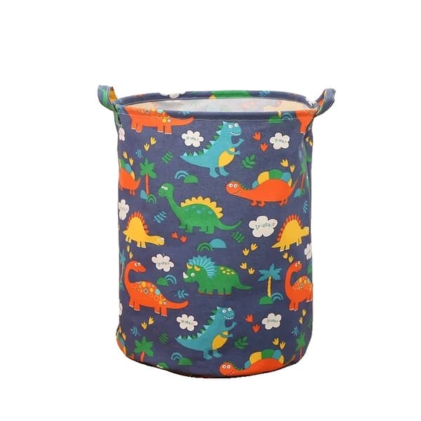 Hopfällbar Tvättkorg, Stor Kapacitet, Fällbar Design,Dinosaur 40x50cm L