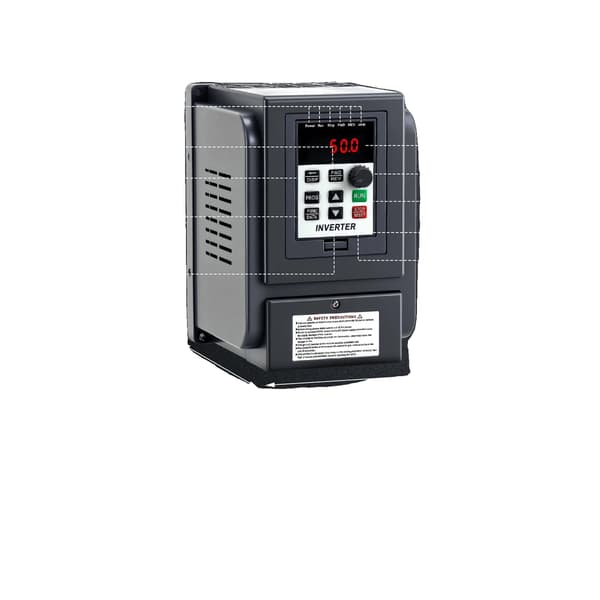 Variabel Frekvensdrev, Enfase til Trefase Konvertering, Energi Effektiv Kontrol,sort