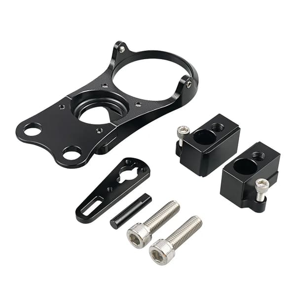 Styrdæmper Monteringsbeslag Kit, Holdbart Aluminiumlegering, Nem Installation,1 Sæt