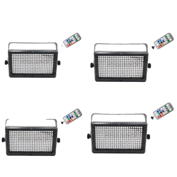 Scene Belysningseffekt, Trådløs Kontrol, Super Lysstærk,4pcs, EU-stik