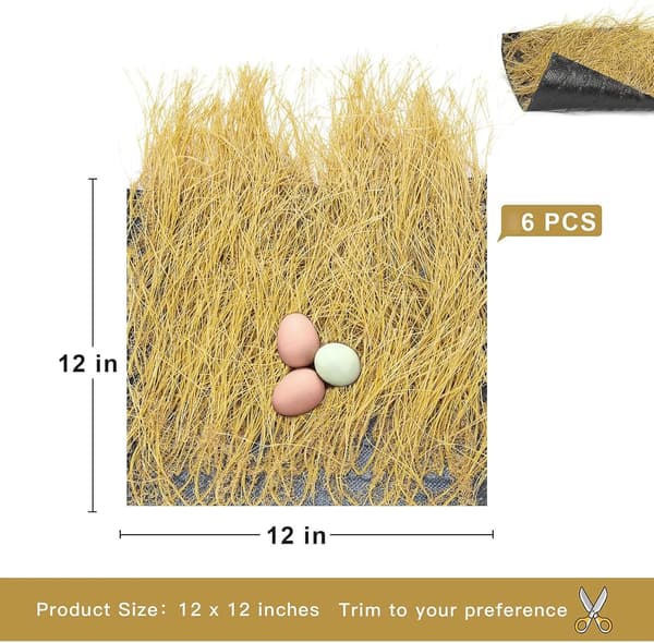 Nesting Pads, Tvättbara, Kompatibla med Små Djur,6PCS