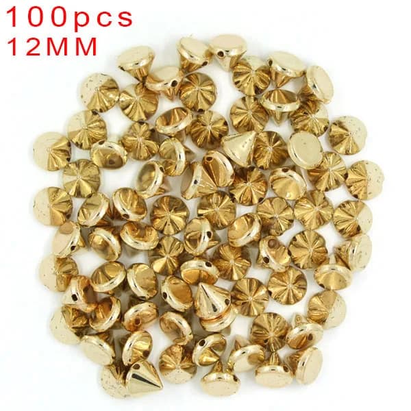 Nitter, Holdbart Plastik, Nem at Installere,12MM Cone Guld
