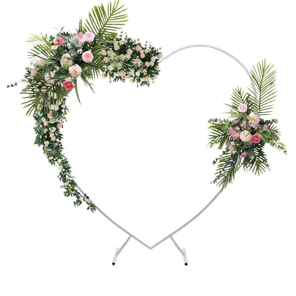 Hjertebue, Elegant Design, Perfekt til Begivenheder,HVID, M