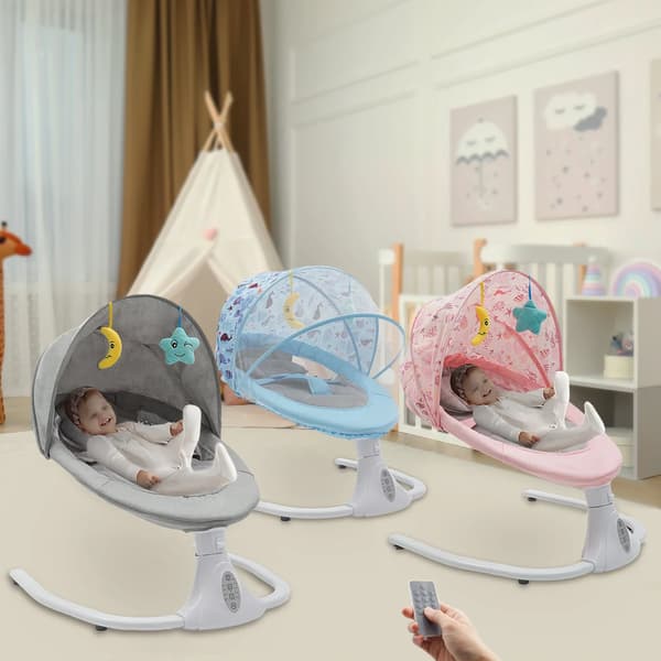 Babygunga, Fjärrkontroll, Bluetooth-anslutning,GRÅ