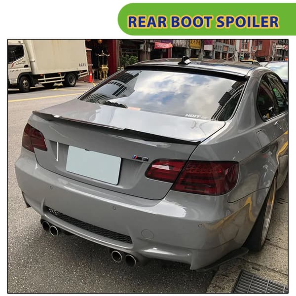 Bagagerumslipspoiler, Aerodynamisk Design, Nem Installation,Sort