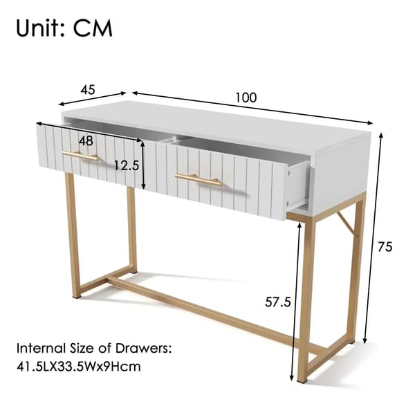 Dressing Table, Moderne Design, God Plads til Opbevaring,HVID