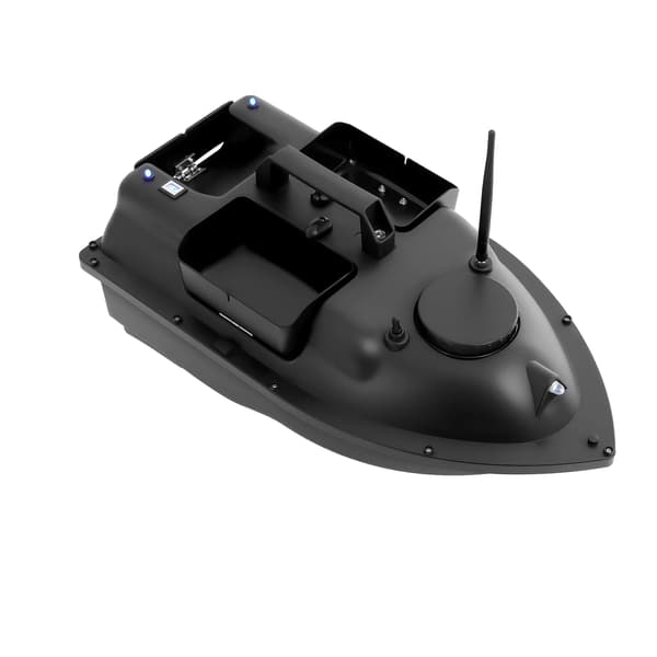 Bait Boat, 500m Positioneringsafstand, LED Nattelys,sort