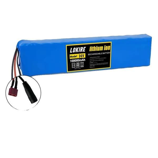 Litiumjonbatteri, 100Ah kapacitet, 36V spänning, T-DC