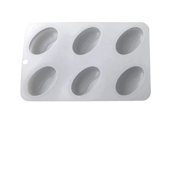 Silikone Bagetegning, 6-Hul Design, Fødevaresikkert Materiale,1PC