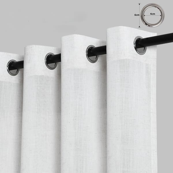 Gardiner, Genomskinlig Design, Lätt Installation,VIT, 1.4*1.4