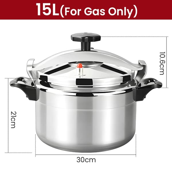 Tryckkokare, explosionssäker design, stor kapacitet,15L
