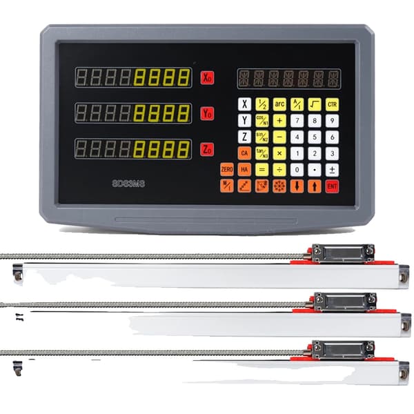 Digital avläsningssystem, hög precision 0,005 mm upplösning, mångsidig längd 70-1020 mm,SDS3MS Dro Set