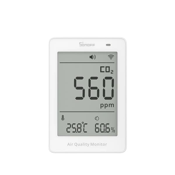 Luftkvalitetsmonitor, CO2-detektion, Smart Home-integration,SAWF-08P
