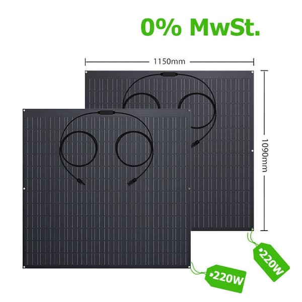 Solpanel, Fleksibelt Design, Høj Effektivitet,240W-2