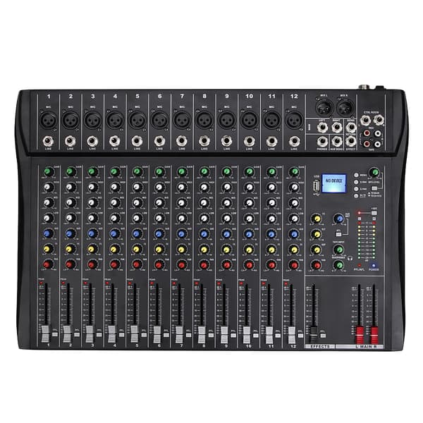 Lydmixer, 8 Kanaler, USB Kompatibel,DT12
