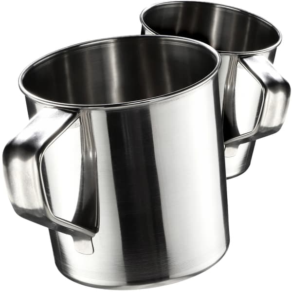 Stål kopp, Lätt, Hållbar,Silver