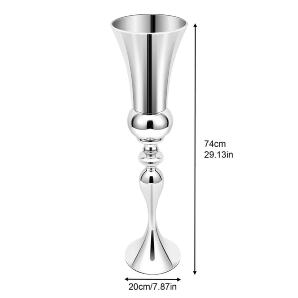 Vas, Metallkonstruktion, Elegant Design,Silver