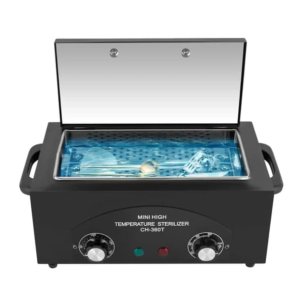 Sterilisator, Hög Temperatur, Justerbar Timer,svart