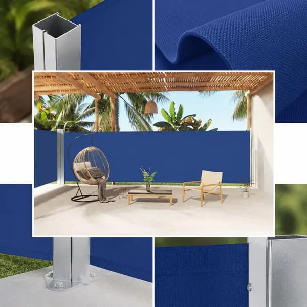 Sidelæse, Holdbart Materiale, Nem Rengøringsdesign,Blå