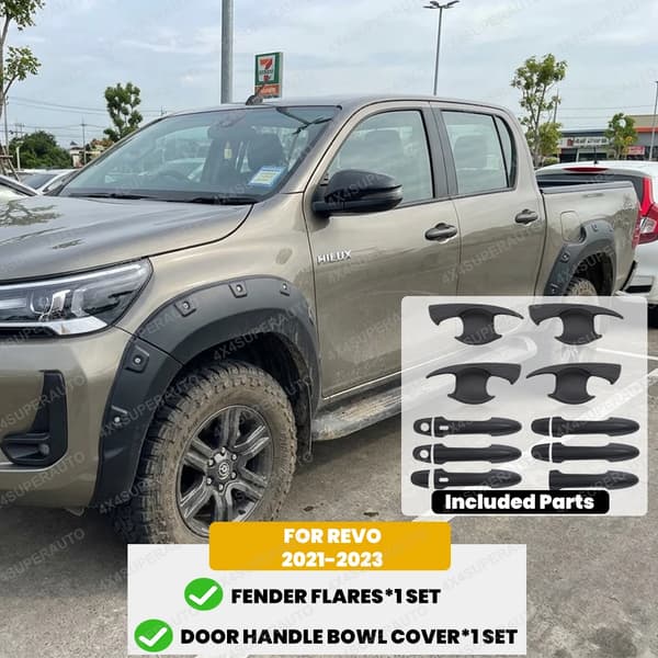 Fender Flares, Holdbar ABS Konstruktion, Stilfuldt Design,Fuld Sæt
