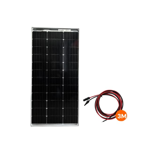 Solpanel, Holdbart Materiale, Nem Installation,bifacial 120W 1PC og 3M