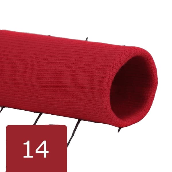 Stickade tygmanschetter, elastiskt stretchmaterial, sytilbehör,14, 35x7cm