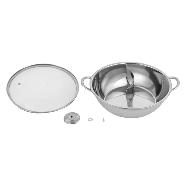 Hot Pot, Rostfritt Stål, Effektiv Matlagning,Silver