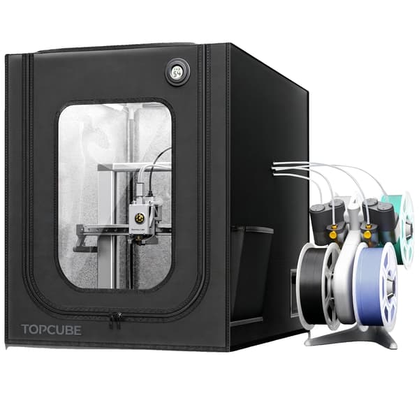 3D Printer Indhegning, Vandtæt Design, Støjdæmpning,C1 sort