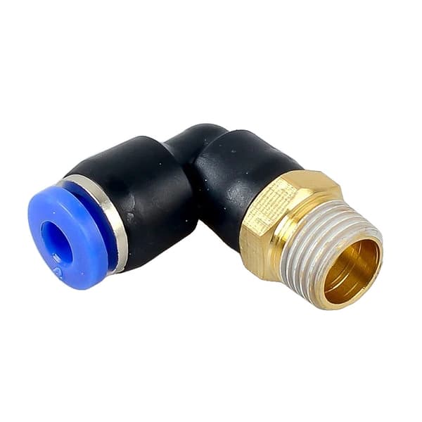 Pneumatisk forbindelse, L-type, kompatibilitet med flere rør,30PCS-a, PL6-01