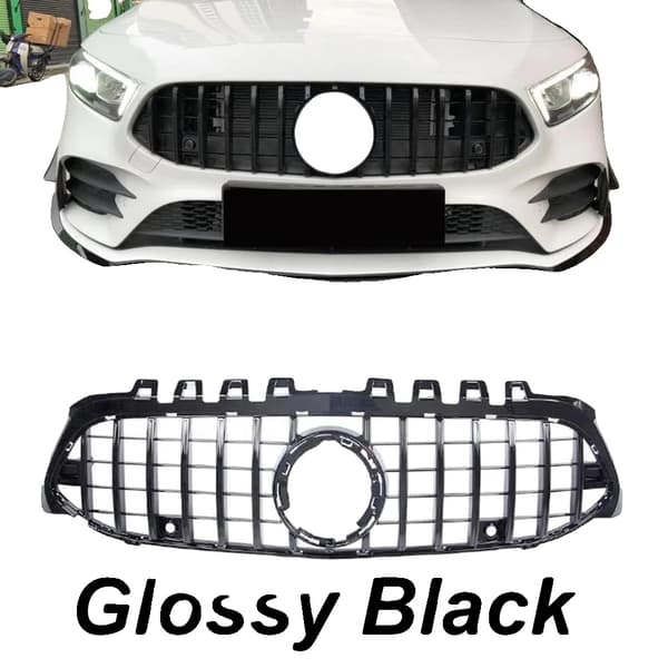 Front Bumper Gitter, GT Stil Design, Direkte Erstatning Pasform,Sort