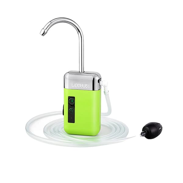 Automatisk Luftpumpe, 3 Tilstande, USB Opladning,grøn