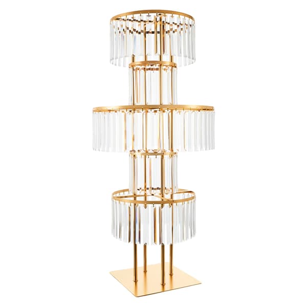 Blomsterställning, 5-nivådesign, stabil bas,Guld