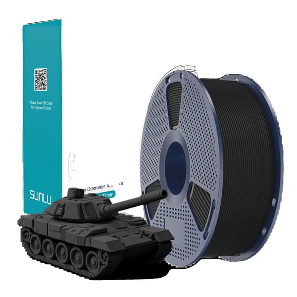 3D-printer filament, høj hastighed, pænt viklet,Sort