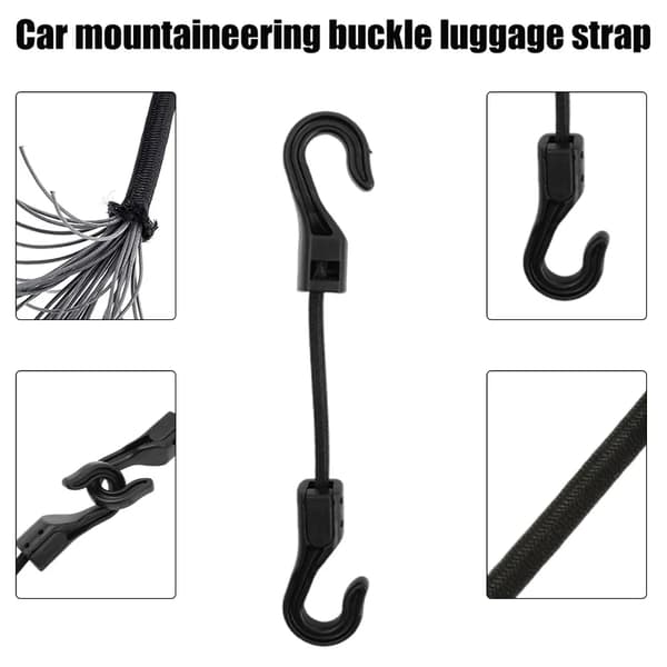 Bungee Snodd, Stretchbar Design, Hållbart Material,23.5cm - 20st