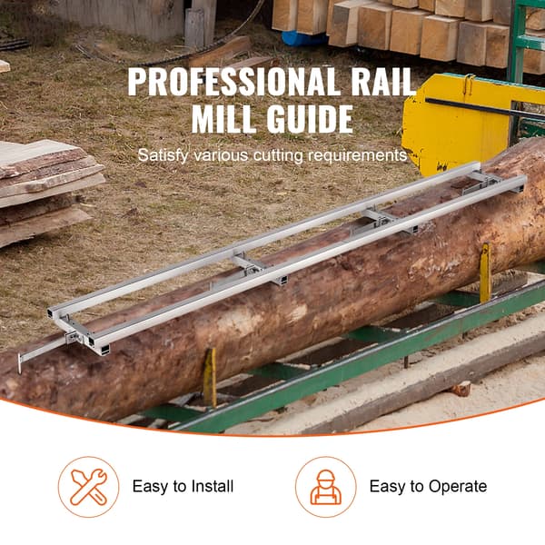 Kædesav Mølle Guide, 9ft Længde, Justerbare Stabilitetsfunktioner,9ft