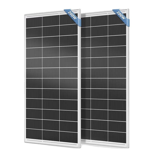 Solpanel, Hög Effektivitet, Hållbar Konstruktion,200W 2Pcs
