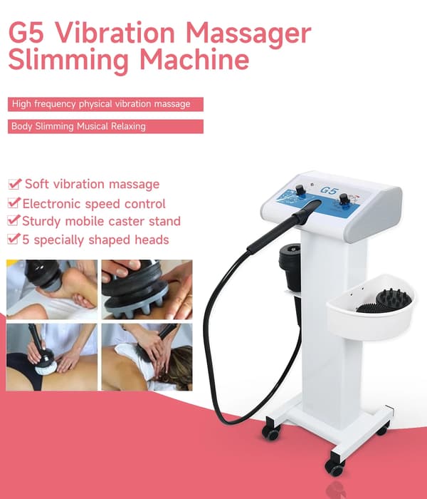 Massager, Kropsslankende, 5 Massagehoveder,EU Stik, EU STIK