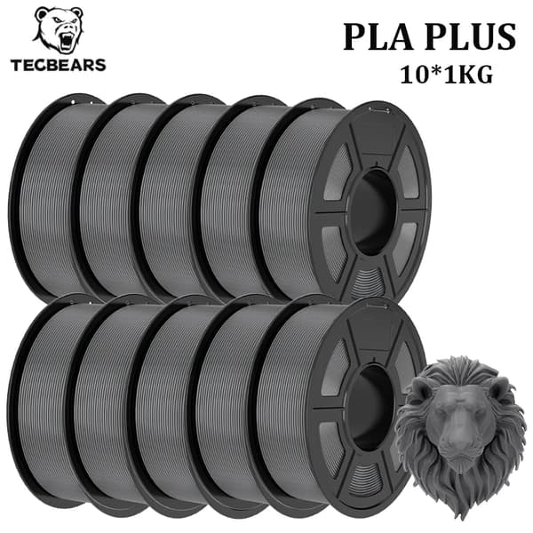 3D-printer filament, høj sejhed, multi-farvet,PLA PLUS 10GY