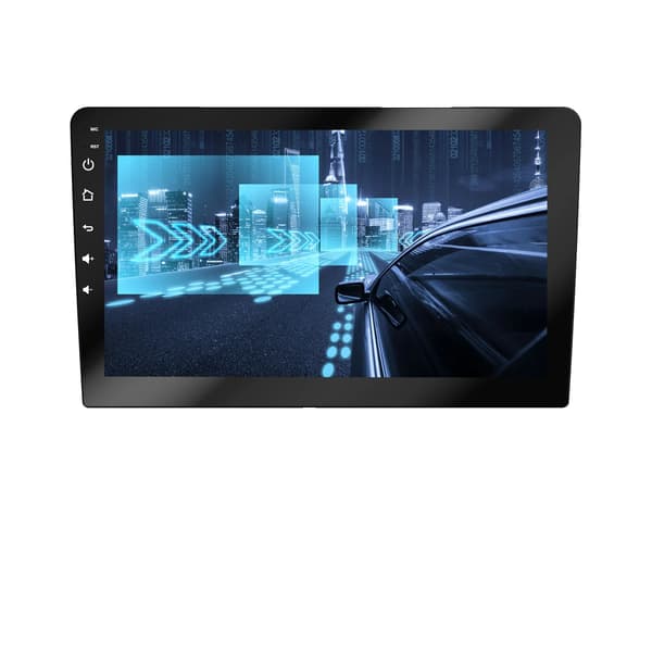 Bil Multimediaafspiller, Navigationssystem, Stemmestyring, kompatibel med Universal,4-128G, Quad Core-c