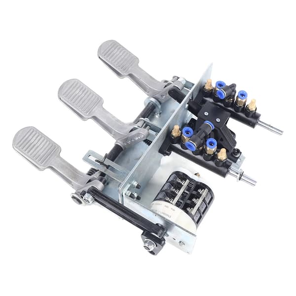 Fotluftkontrollventil, 3-pedalsmontering, pneumatiskt styrsystem,Silver