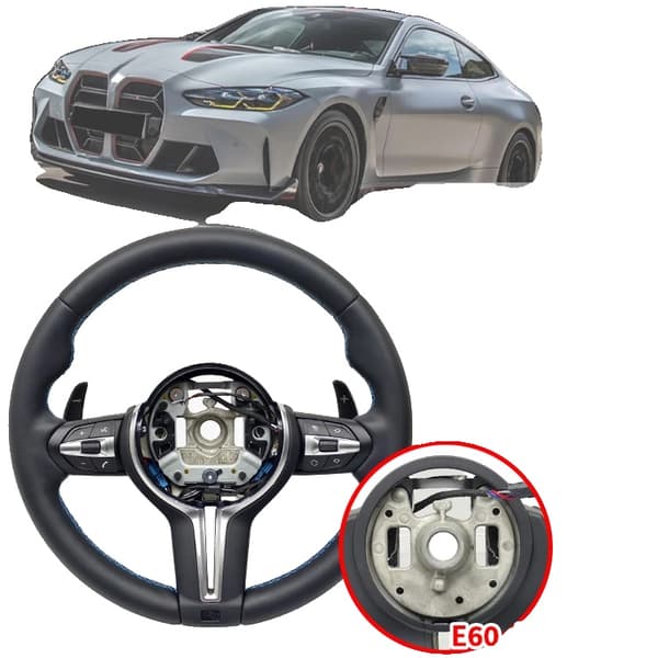 Ratt, lädermaterial, kompatibel med BMW E60 E61 2006-2012,NEJ AB