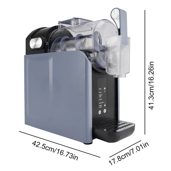Slushymaskine, 2L kapacitet, 5 smarte programmer,Enkelt krukke, EU